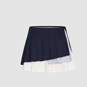 URBAN REVIVO Paneled Mini A-Line Skirt